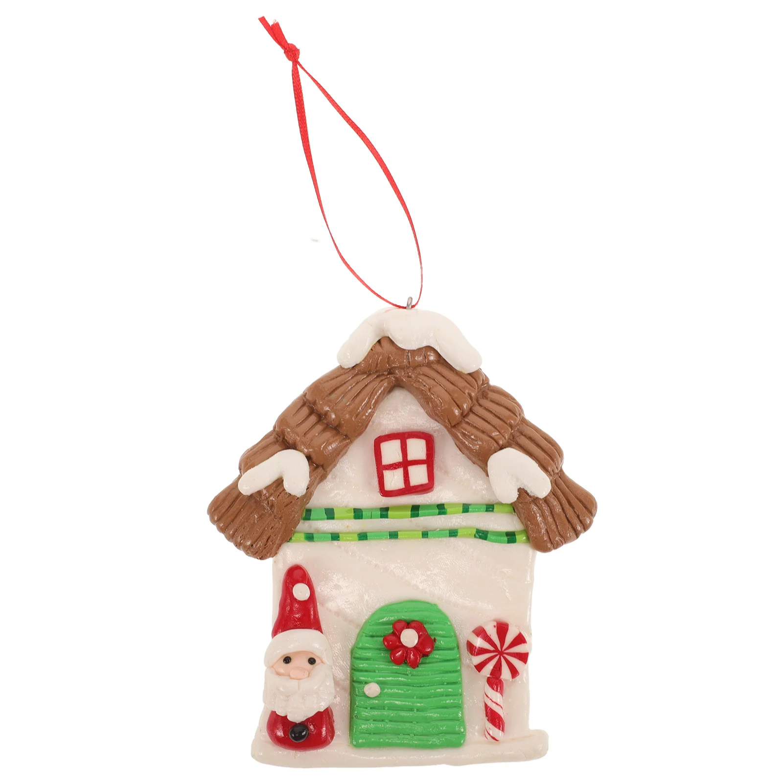 

Creative Soft Clay Gingerbread Pendant Xmas Holiday Hanging Ornaments Christmas Tree Candy Decorations