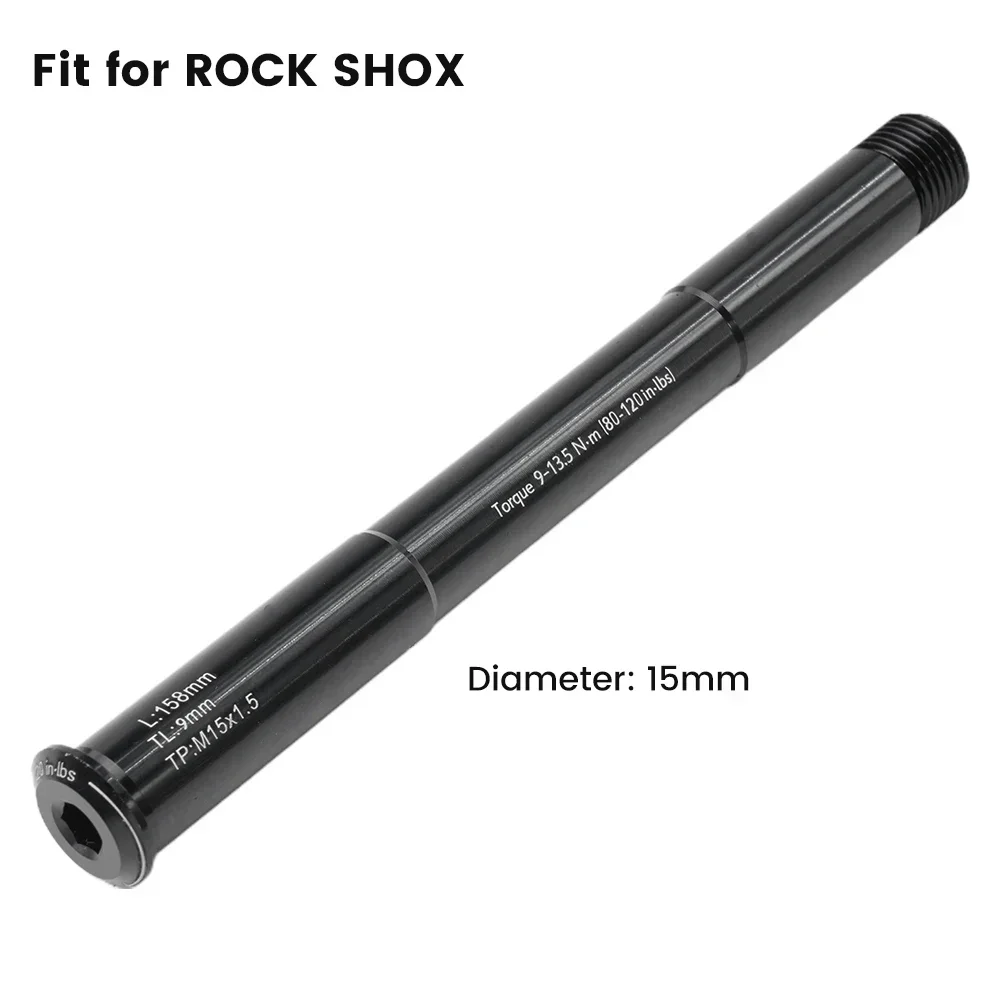 Bicycle Thru Axle Bike Quick Release Road Bike Hubs Tube Shaft Skewers Front Rear Axle 15X110 Axle MTB Road Bike Frame For Rock