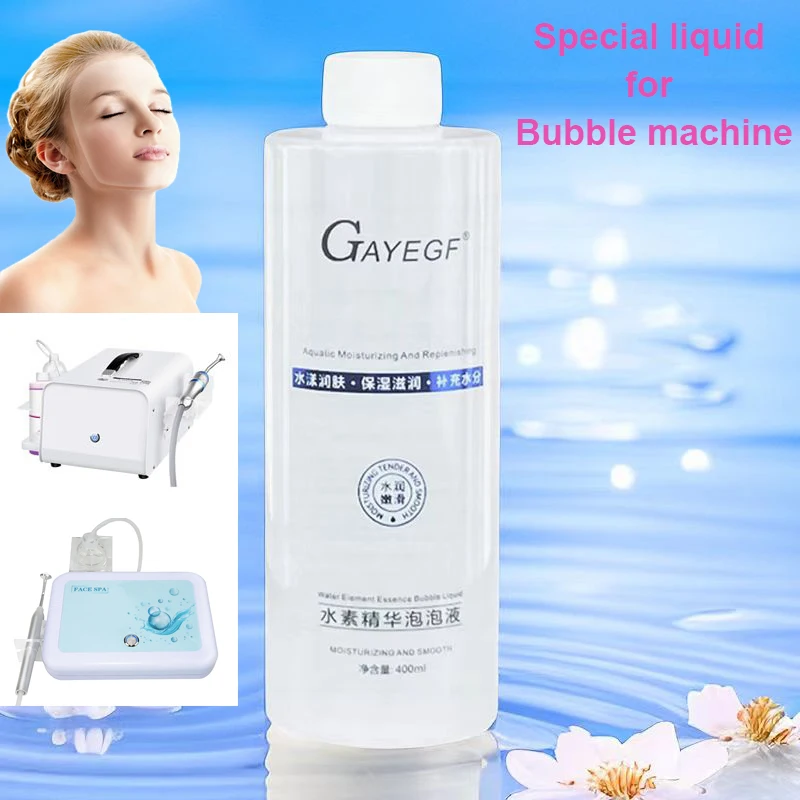 

New Magic Oxygen Bubble Machine Special Liquid for Whole Body Whitening Rejuvenating Mite Removing Skin Deep Cleaning Solution