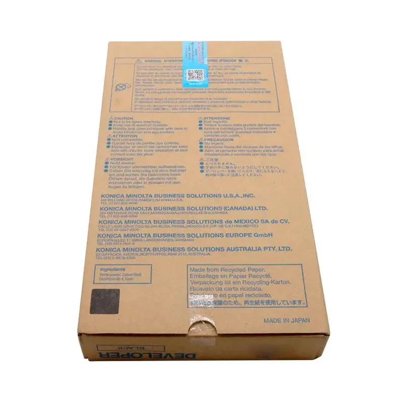 DV610 Original New Developer for Konica Minolta Bizhub C5501 C6501 C6500 C6000 C7000 1100g/Bag CMYK Iron Powder