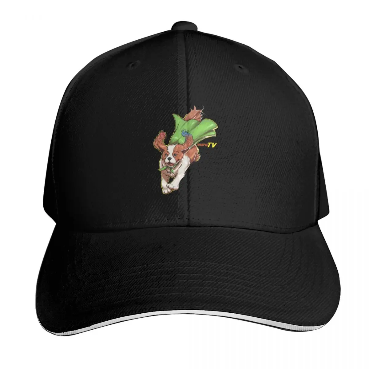 KupoTV by MyHeroIllustrations (Second option) Baseball Cap Quick Dry Performance Cotton Twill Breathable Contrast Two Tone Brim
