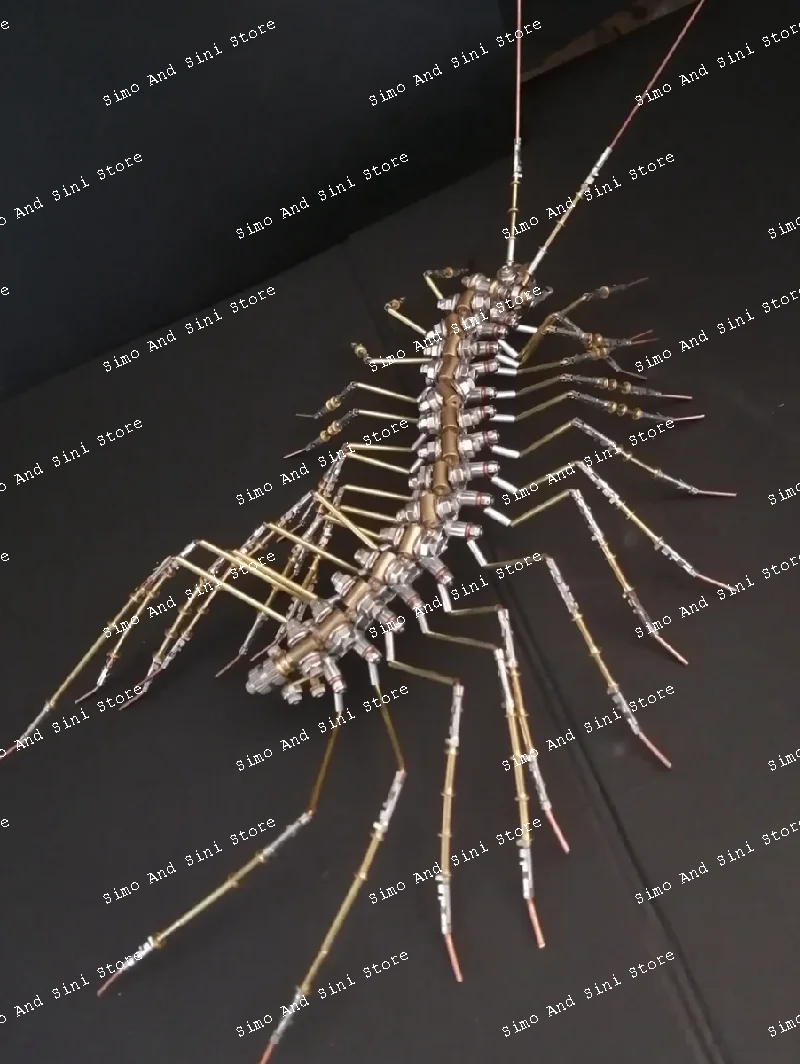 3D-пазл «Тысячеголовый жук»: Металлическая модель в стиле стимпанк, механический насекомый, набор для сборки своими руками, игрушка-головоломка для детей и взрослых, подарок