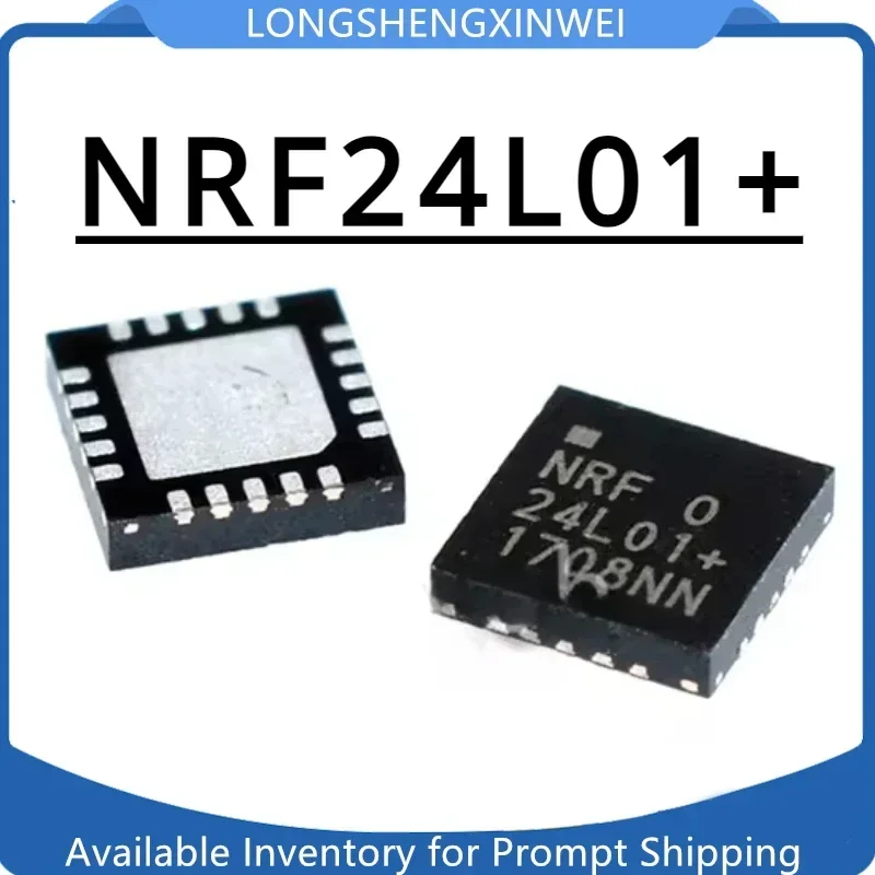 1PCS NRF24L01+ 24L01+ NRF24L01P-R New QFN20 Original Radio Frequency Chip