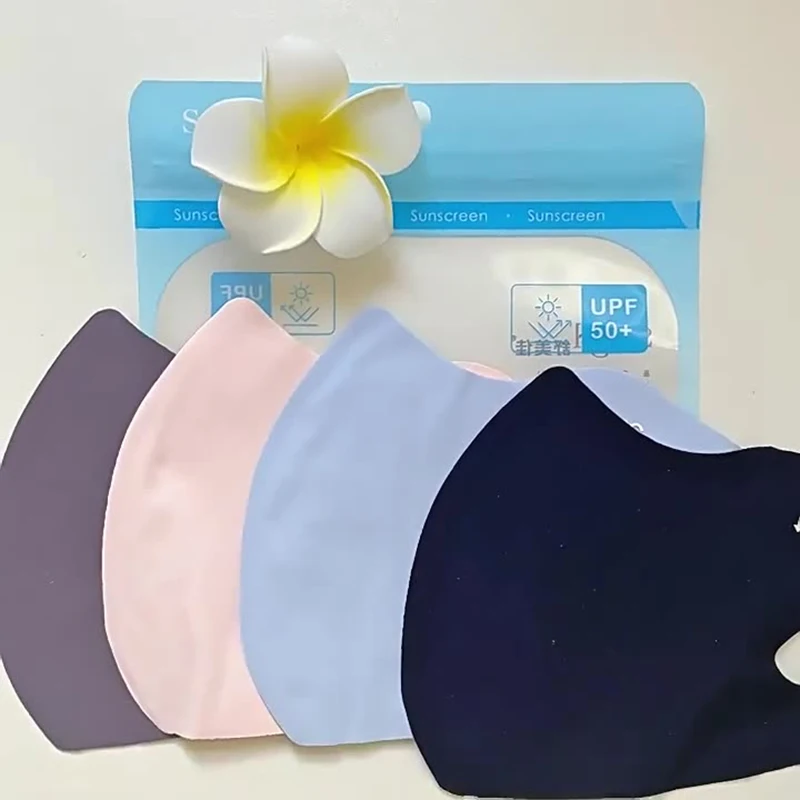 قناع وجه خارجي من الحرير الجليدي واقي من الشمس للنساء والفتيات ، شبكة قابلة للتنفس ، غطاء وجه ، قيادة ، ركوب ، المشي لمسافات طويلة ، الصيد ، الجري ، الرياضة #6