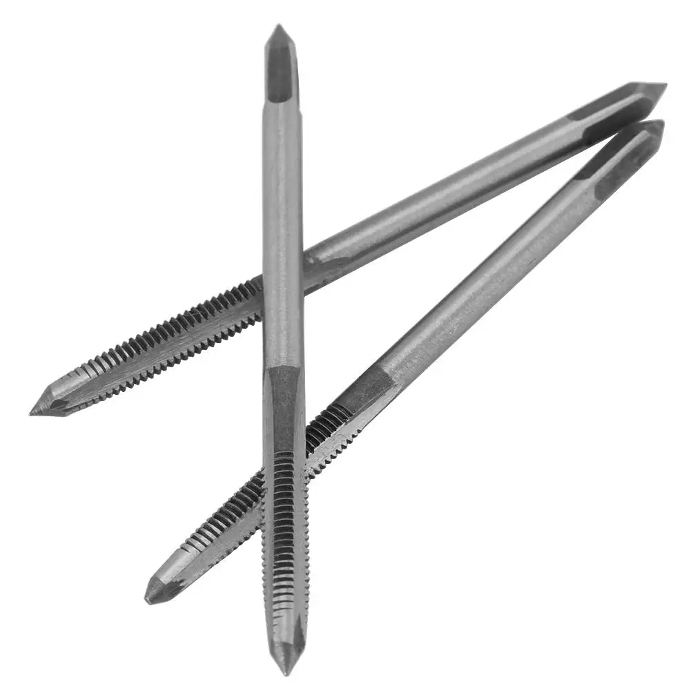 3 ชิ้นชุด M3 M4 M5 สกรูแตะเจาะบิตแบริ่งเหล็กมือเกลียวเครื่องมือสําหรับโลหะไม้