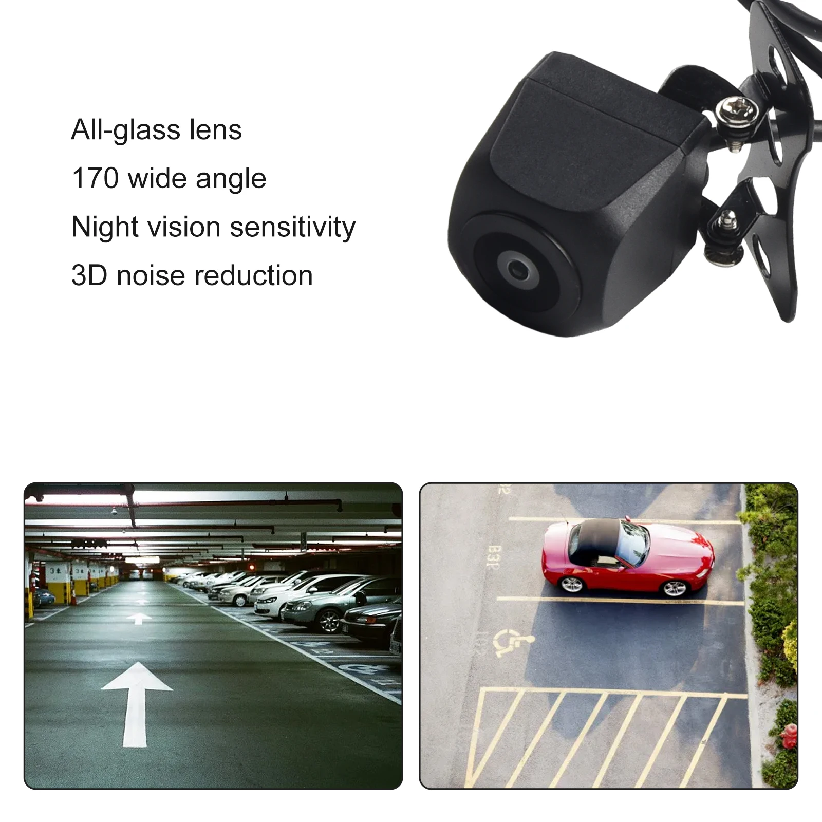 Cameras AHD Electronic Shutter Image Sensor Resolution Video Format Viewing Angle Waterproof Power Supply Package