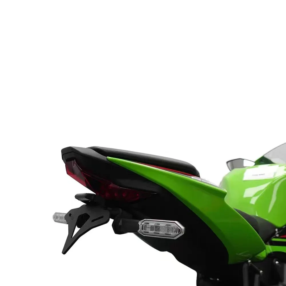 New ZX-6R Motorcycle Rear Short Tail Stock License Plate Tailstock Frame Bracket For Kawasaki ZX6R competitive taillight 2024