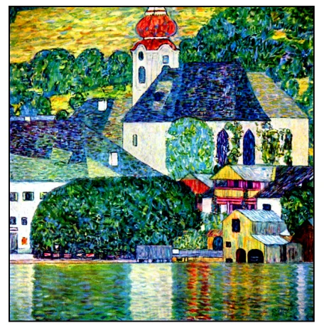 

Riverside Town landscape Counted Cross Stitch Kits Sewing 18CT 16CT 14CT White Canvas Embroidery DIY Handmade Needle Home Decor