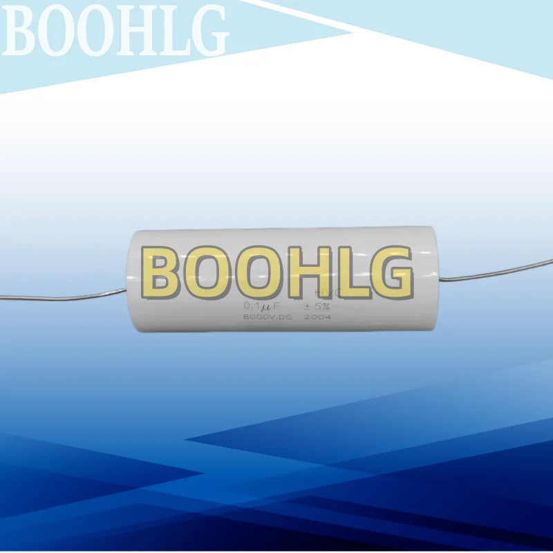 1PCS high voltage inductive and polarity-free film capacitor 8000V 0.1UF 104 8KV 29X80MM