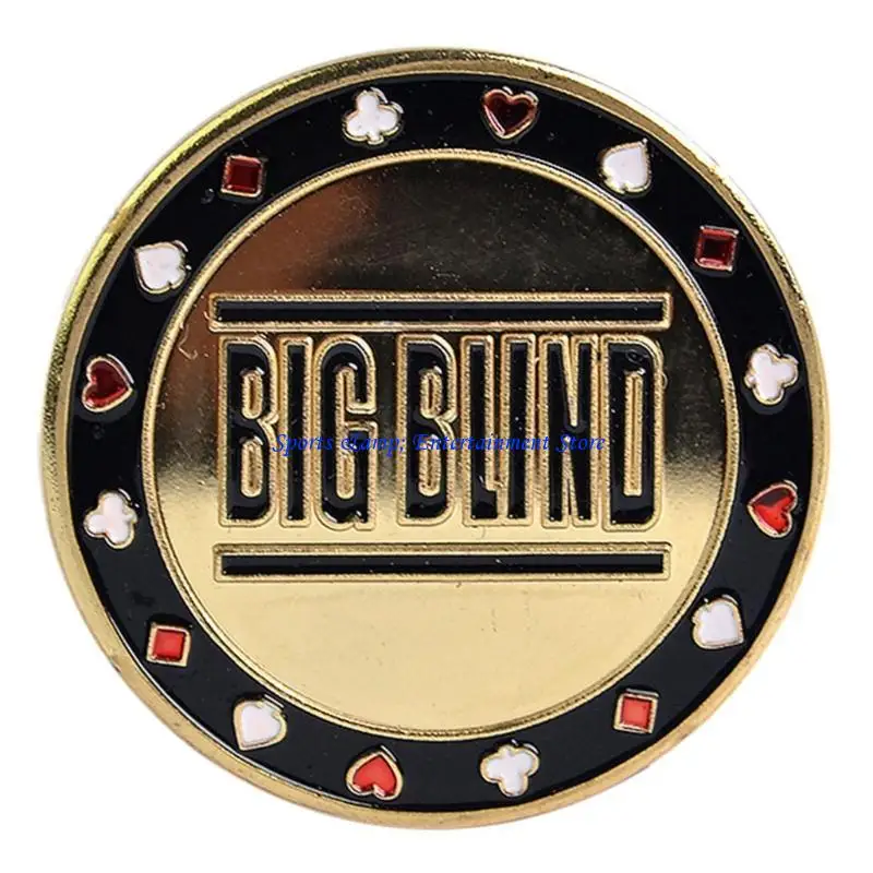 

G7NF Elegant Button Coin Dealers Pucks Buttons Big Blind Small Blind Button