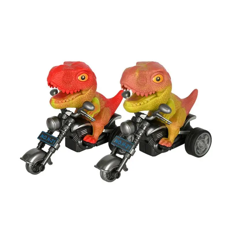 Dinosaur Simulation Motorcycle Toy for Kids, Carro movido a fricção, Jogo educativo