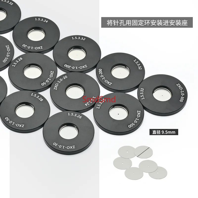 Spatial Filter System Accessories Optical Laboratory Precision Pinhole Diameter 30/40/50um/75 Micron