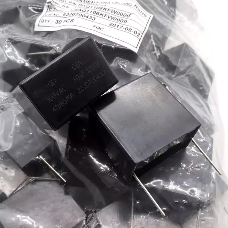 Xiamen Farah MKP 10uf 106 300V 1000V 1KV 300VAC capacitor C6AQ1106K