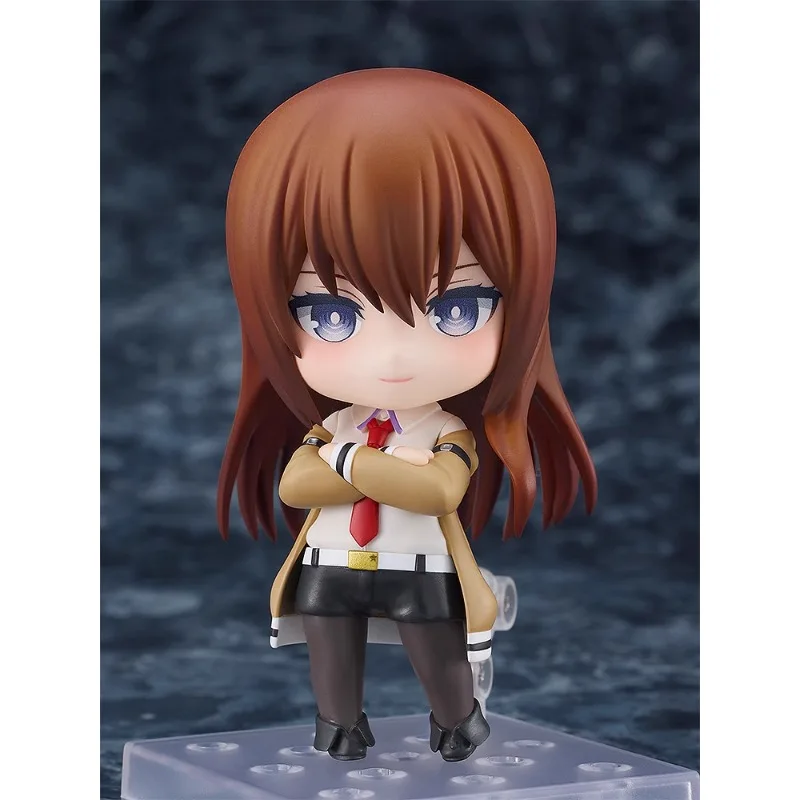 Good Smile Genuine Nendoroid Steins Gate Anime Figure Makise Kurisu Action Toys for Boys Girls Christmas Gift Collectible Model