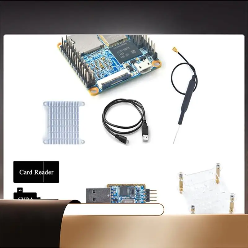 

X64A-For Nanopi NEO Air Blue Development Board 512MB RAM 8GB EMMC Allwinner H3 Quad-Core Iota7 Bluetooth WIFI Iot Module Kit