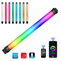 LUXCEO RGB Light Stick LED Wand Lamp for Video Photography  Lighting with Smartphone Control IP68 Outdoor Waterproof