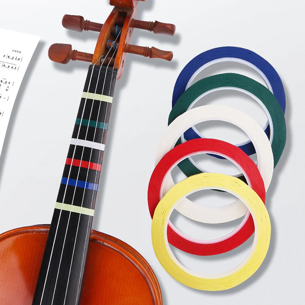 6pcs Violin Tape Violin Finger Position Practice Trainer Stickers Violin Cello Accessories violin stickers