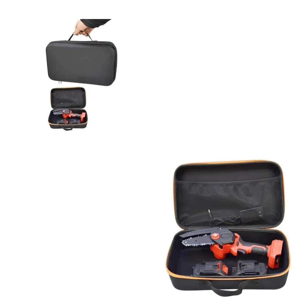 

652F Hard Shell Chainsaw Tools Bag Electric Drill Tool Storage Oxford Cloth Tool Storage Bag Large Zipper Bag Case