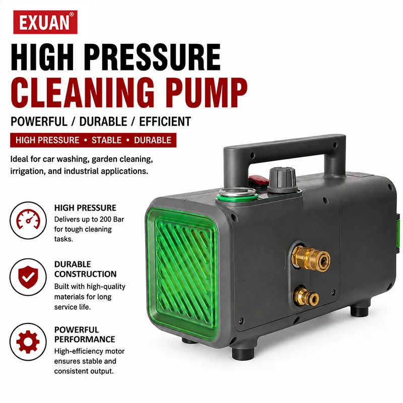 High Pressure Cleaning Pump Portable Electric Pressure Washer Air Conditioning Cleaning Pump For Car Garden Industrial Use