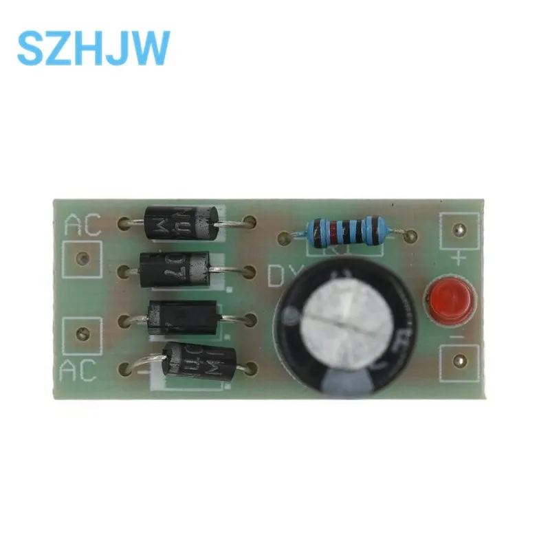 1/5/10 Stück AC zu DC Power Conversion Modul 1N4007 Full Bridge Gleichrichterfilter 12V 1A AC zu DC