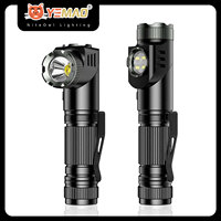 1500LM Portable job site&security lighting 21700 battery Waterproof Rechargeable Flashlight with Magnetic pen clip work Lantern