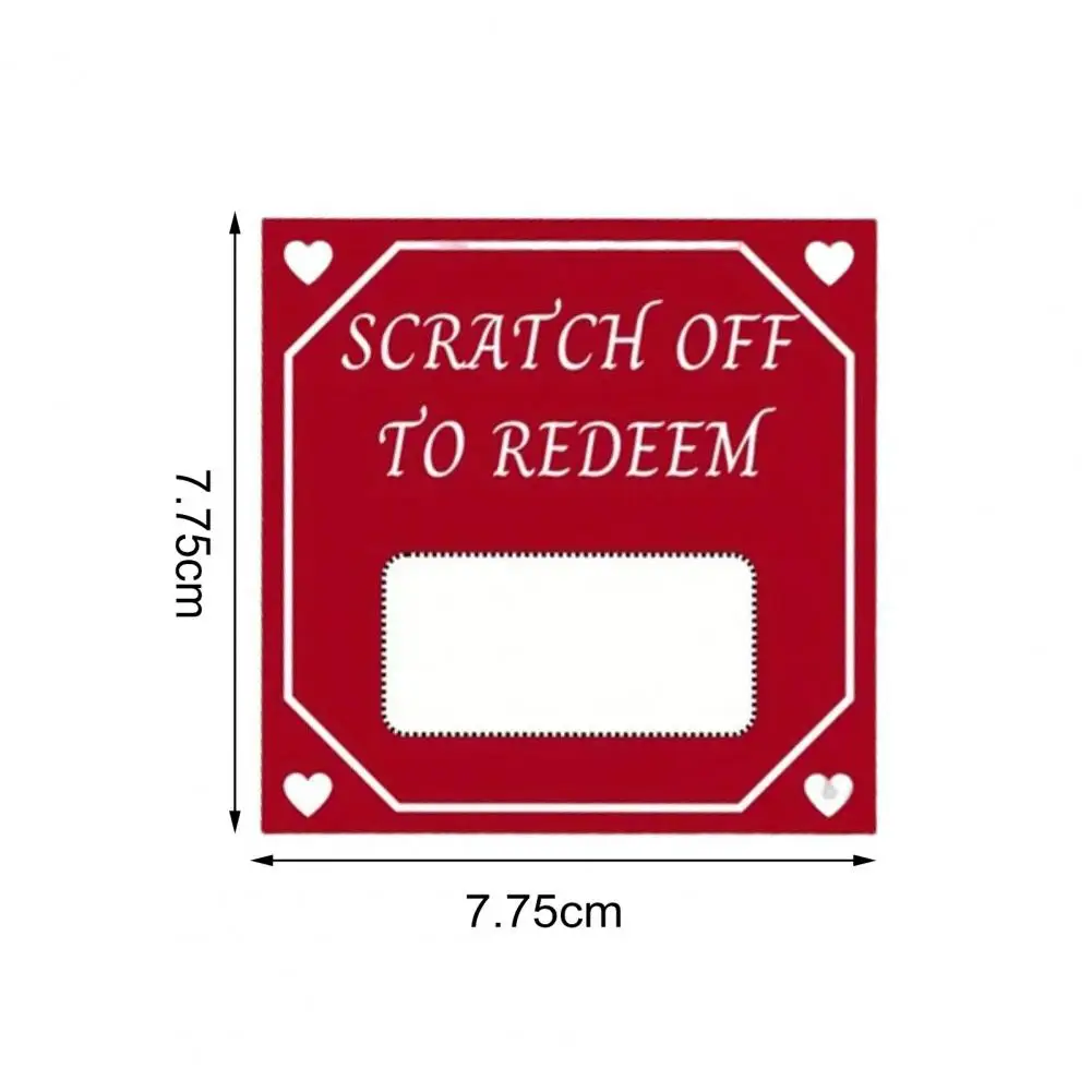 10/20Pcs Party Couples DIY Scratch Card Romantic Date Night Ideas Scratch Game for Valentine\'s Day Wedding Anniversary