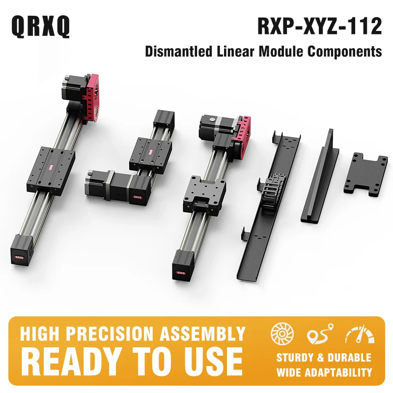 RXP Belt Module Assembly, Electric XYZ Axis Sliding Actuator,Suitable for CNC Engraving Machines.