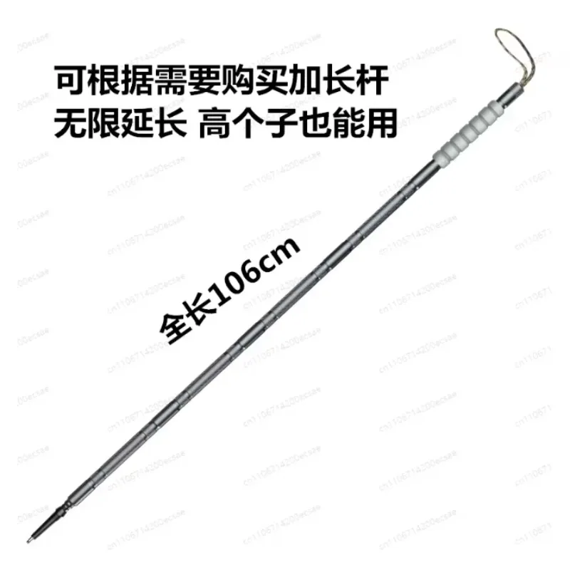 Multifunctional Hiking Poles Outdoor Defense Stick Car Emergency T-shaped Camping Survival Tools Telescopic Folding Magic Stick