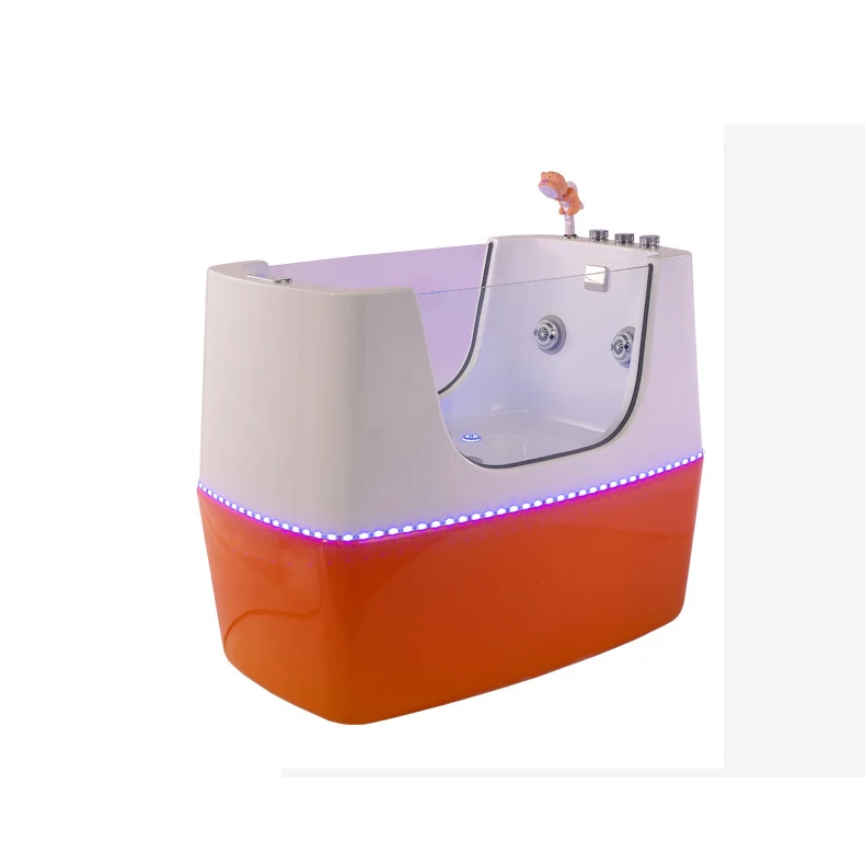 

Pet Bath Wash Dog Grooming Bathtub Durable Acrylic Pet Spa Bathtubs for Medium and Large Size Dogs