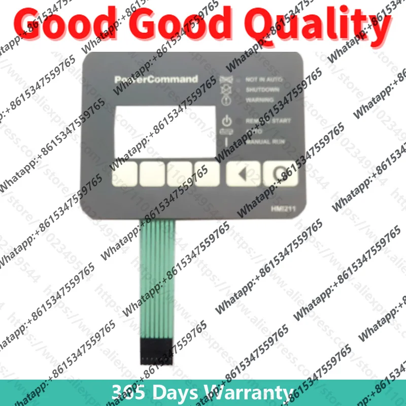 New For CUMMINS Power Command HMI211 HMI 211 0300-6014 Membrane Keypad Button keyboard film
