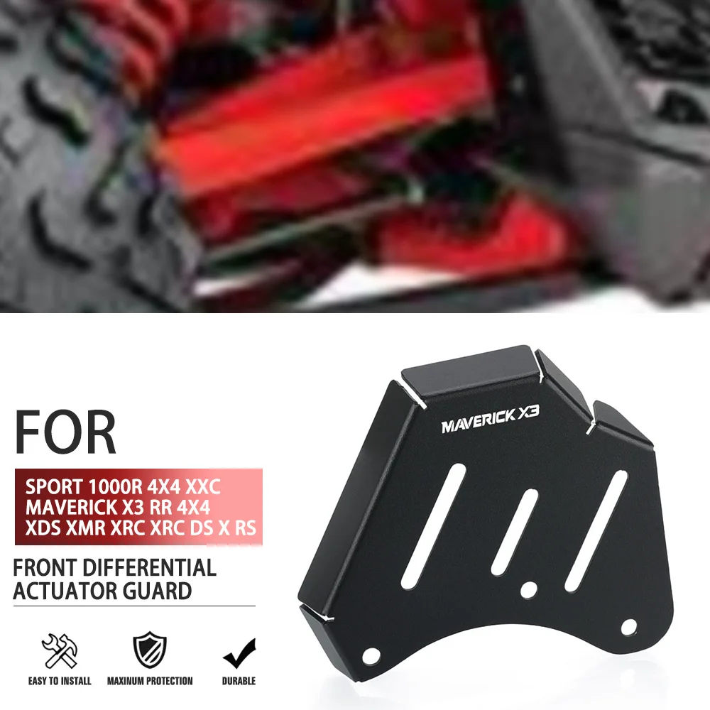 Motorcycle Front Differential Actuator Guard For Can-Am Maverick Sport 1000R 4x4 XXC Maverick X3 RR 4x4 XDS XMR XRC XRC DS X RS