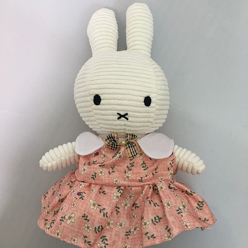 Cute Doll Rag Baby Gift Rabbit Doll Stuffed Bunny Baby Accompany Doll Kids Sleeping Back Cushion Holiday gift