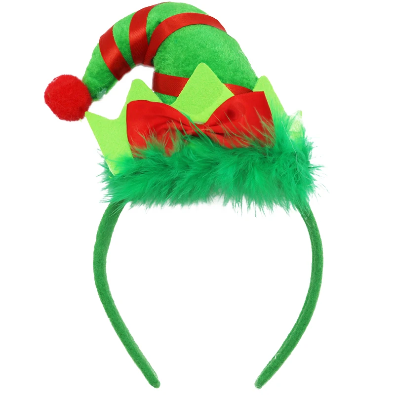 

(1 Piece/bag) 23 * 16cm Christmas Decoration Clown Headband Holiday Party Supplies For Children And Adults DIY