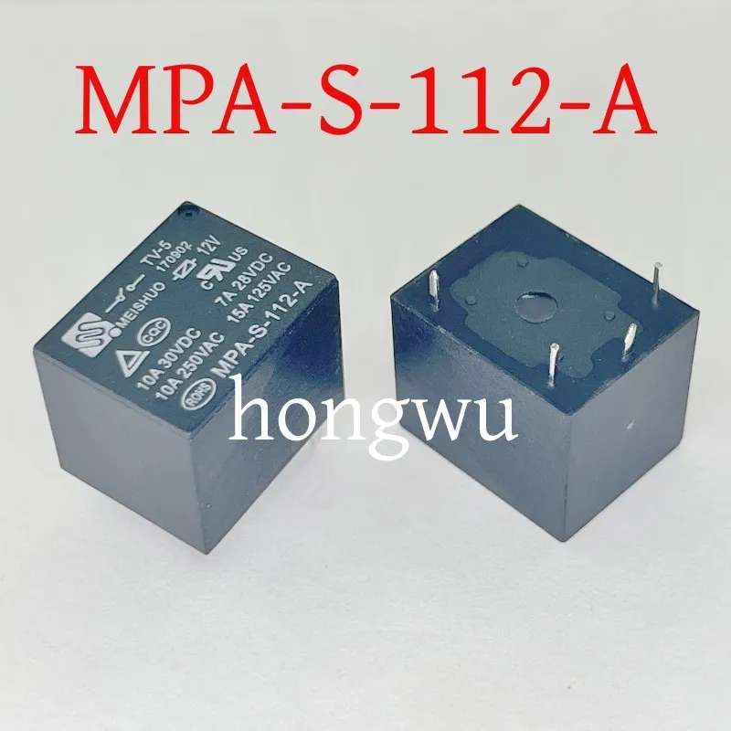100% Original New 5PCS  MPA-S-112-A  DC12V  rice cooker soy milk maker  relay  10A  4pins