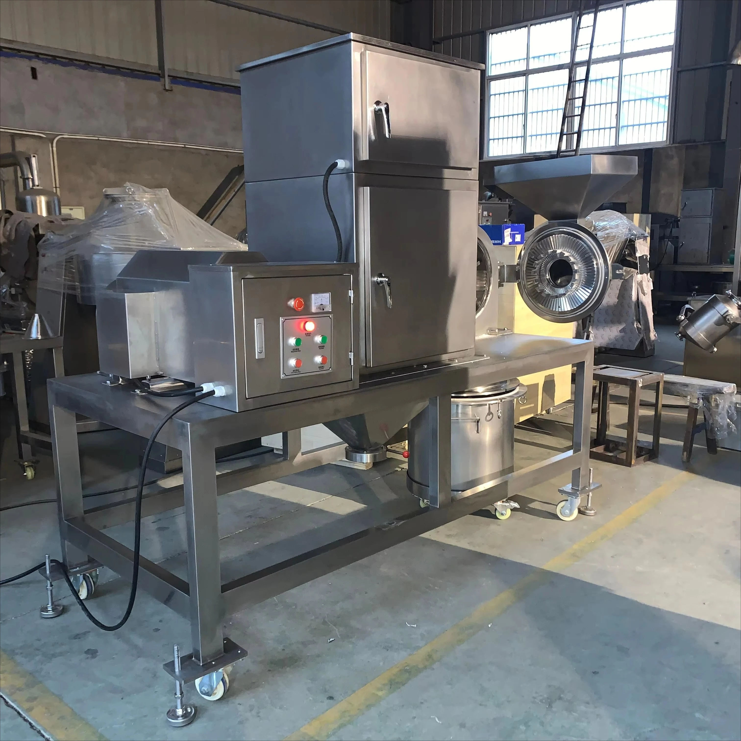 Versatile Automatic Stainless Steel Chocolate Grinder Machine for Cocoa Sugar Milk Powder Food Processing