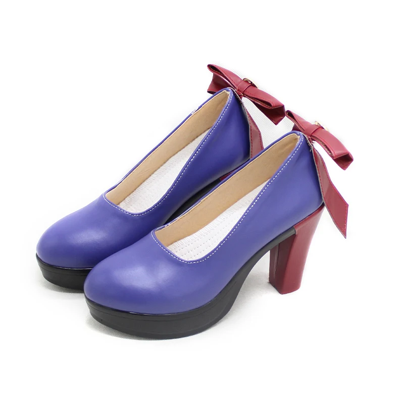 Ichinose Shiki Scarpe Cosplay Accessori Anime Cosplay Prop Scarpe in pelle PU Stivali di Halloween Realizzati su misura