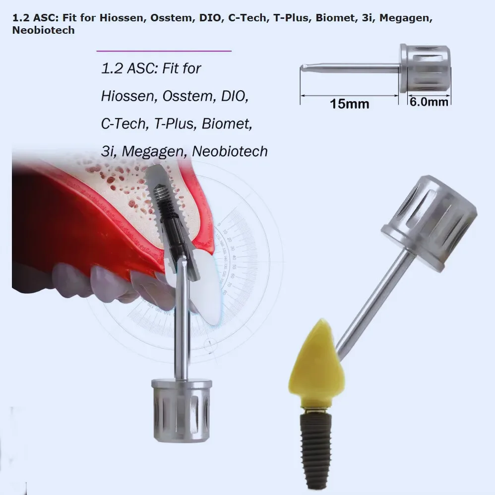 

Hiossen 0ss 3i Dio Megagen dental implant bevel screw torque driver