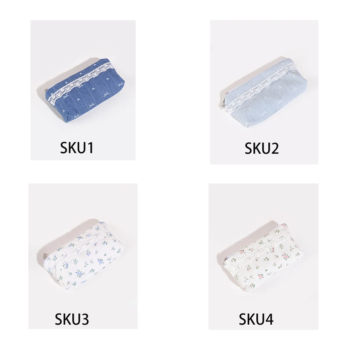 Trousse à crayons à bords en dentelle, 1 pièce, fournitures scolaires de rangement portables pour étudiants, essentiels de rentrée scolaire, un cadeau pour un ami