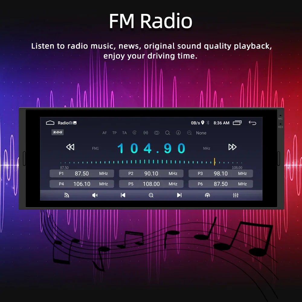 Android 11 Full Touch Screen Mirror Link 1 Din 6.9 Inch Car Stereo Radio Player With Free Reversing Camera
