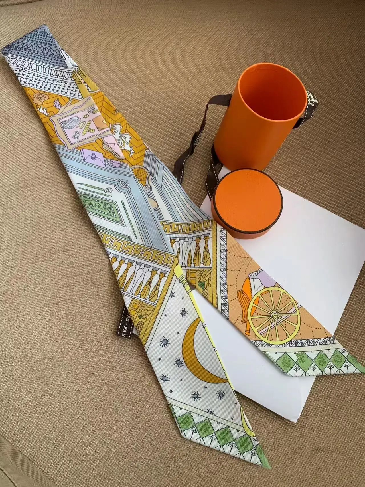 بطاقة التارو سلسلة غاسل وشاح حريري حك وشاح الزخرفية عقال رقيقة وضيقة قطاع وشاح حريري صغير تعادل حقيبة بالجملة #4