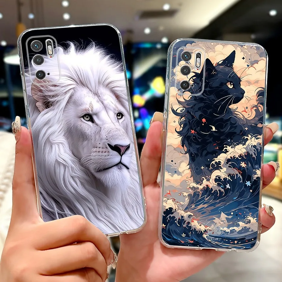 For Xiaomi Redmi Note 10 5G Case Luxury Fashion Painted Cover Soft Slim Protective Shell For Redmi Note 10T Note10 5G Phone Case