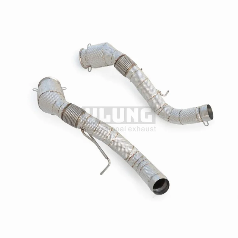 Stainless Steel Sports Downspout Exhaust Head for McLaren P1 3.8T (2013-2015) High-flow Insulated Racing Performance Upgrade