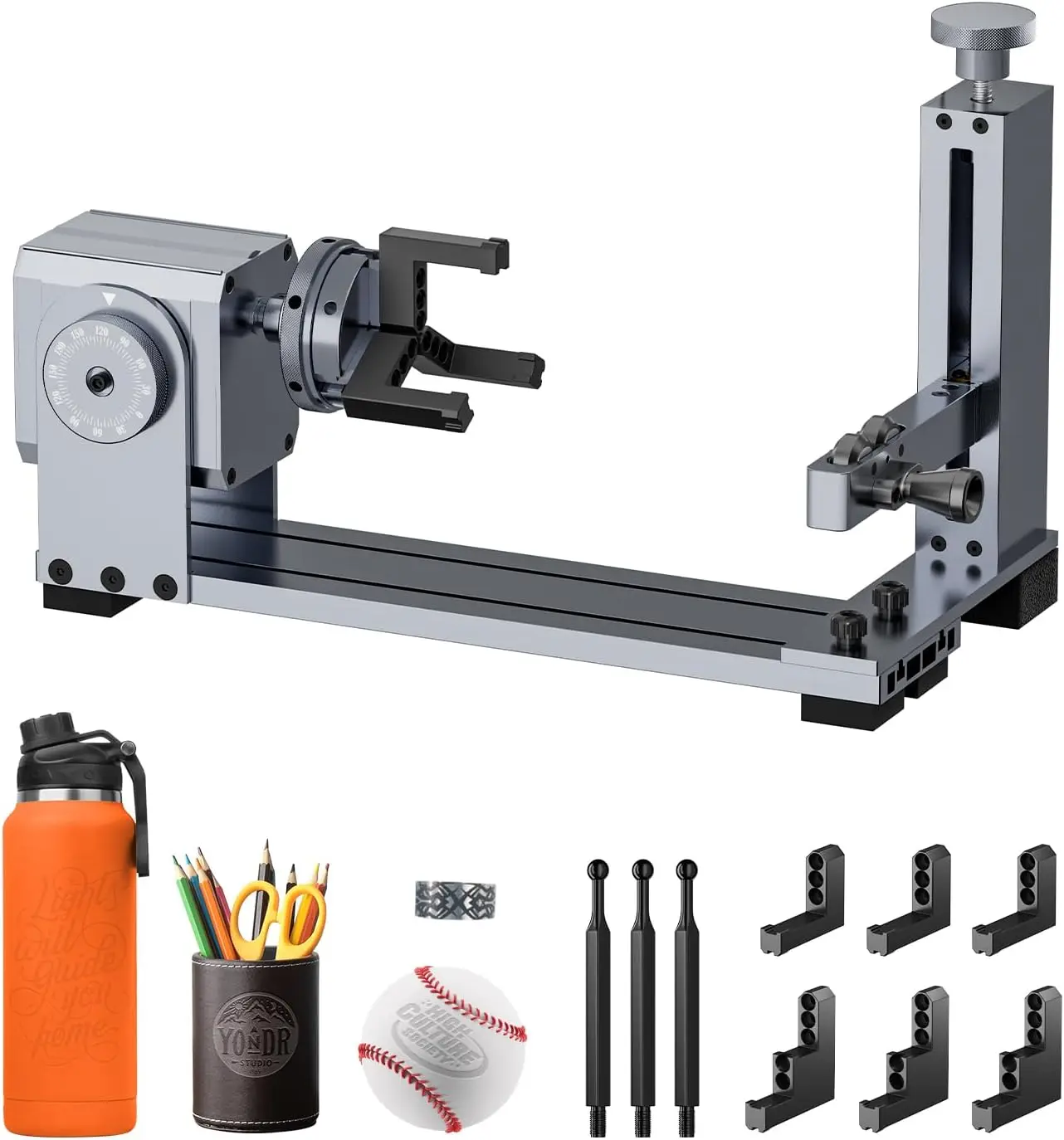 Rotary Roller Series,Rotary Chuck for RAY5/B1/Nano,Other Frame Engraving Machines(Must with 12Pcs Risers),Y-Axis Rotary for Engr