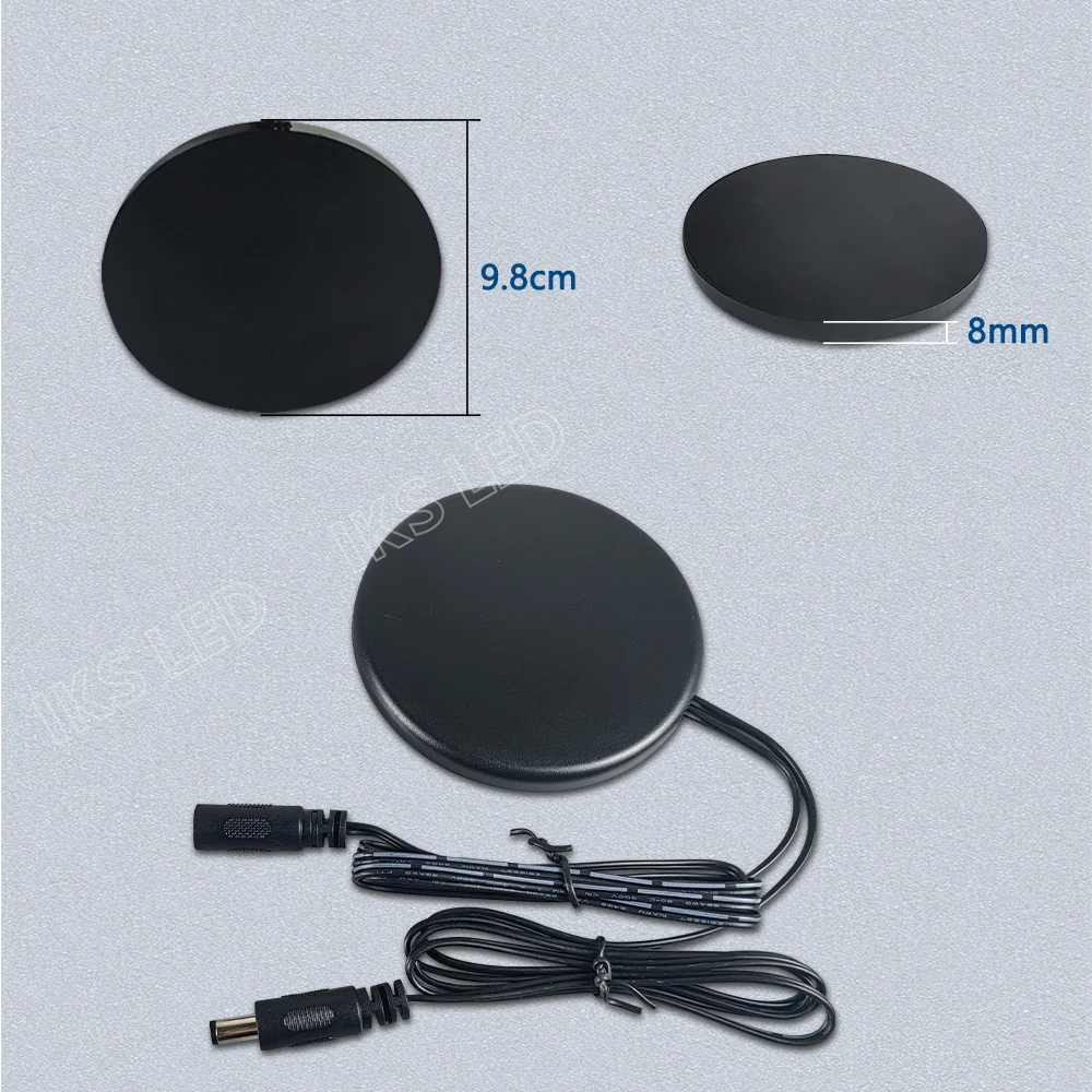 5V 12V 24V LED Dimmable Touch Sensor Switch Penetrating Wood Panel 8cm Smart Home Dimmer for Lighting Control Hand Scan Switch view 3