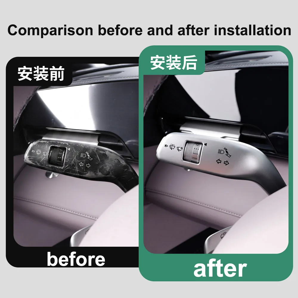 Fit For BYD Qin Max 2026 2027 Wiper Gear Lever Protective Cover ABS Material Car Modification Parts Turn Signal Gear Lever Cover