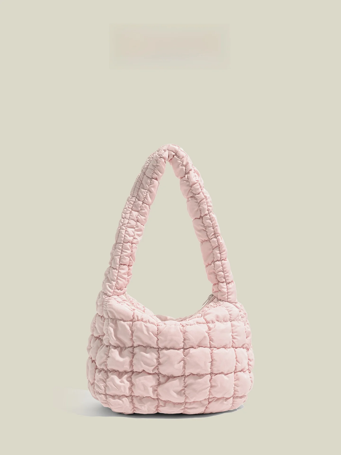 

Cloud ape Pure Color Pleated Cotton Women's Handbag oulder Bag Korean Sle Soft Nylon Material Daily Use Handbag