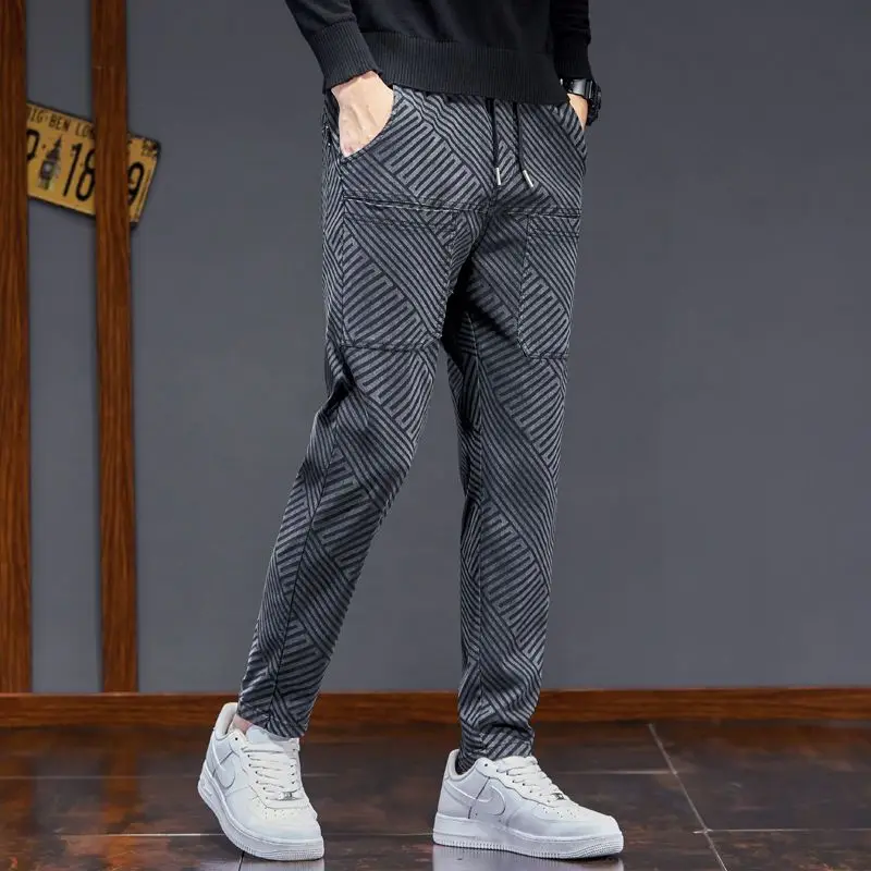 Jeans Men\'s Sweatpants Y2k Cargo Pants Hip Hop Casual Luxury Designer Clothing New Vintage