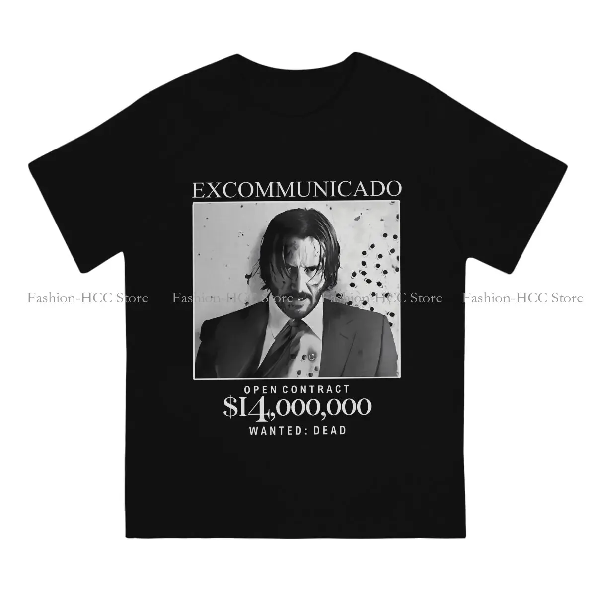 Baba Yaga Excommunicado Open Contract 14 E Newest Polyester TShirts John Wick Men Graphic Tops T Shirt Round Neck