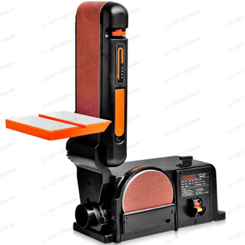 MM491G 220V Multifunctional Abrasive Belt Machine, High Power Desktop Woodworking Sanding Grinder