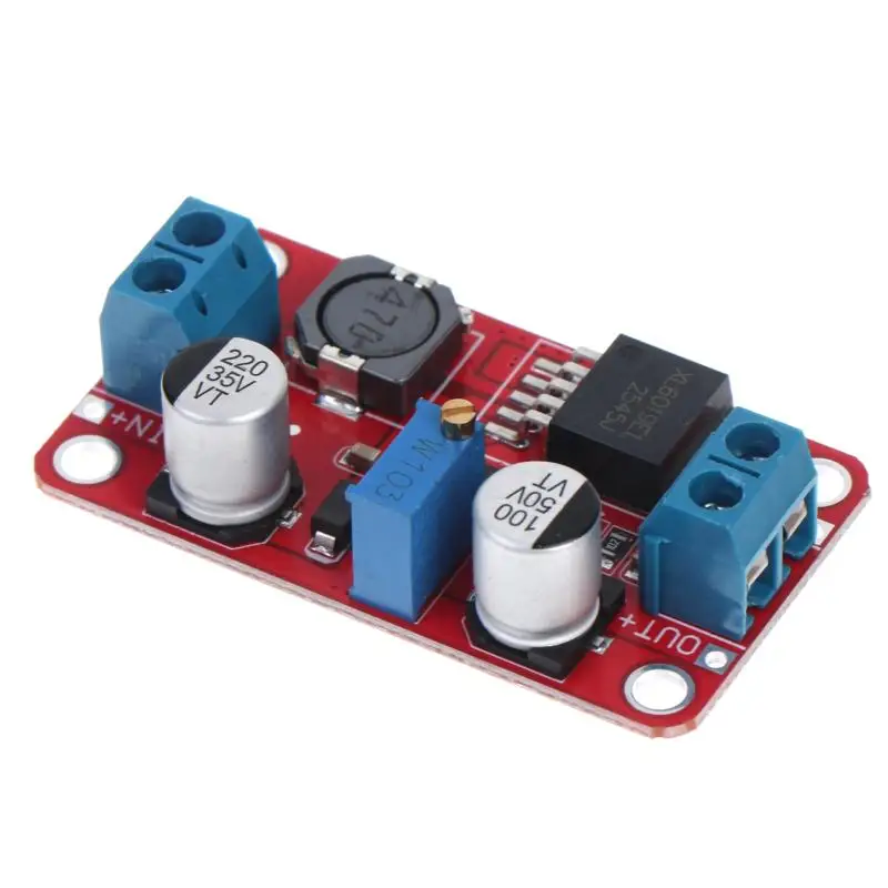 1Pcs 5A DC-DC Step Up Power Module Boost Volt Converter 3.3V-35V To XL6019 Adjustable Output Regulator